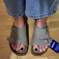 review of 719846 버켄스탁 남성 슬리퍼 샌들 애리조나 Soft Footbed Suede 남여공용 Mocha Suede