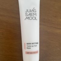 review of 정샘물 스킨 세팅 톤업 선 베이스 20ml  없음