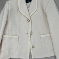 review of 틸아이다이 예약배송 Classic double stitch tweed jacket