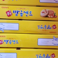 review of 크라운 국희땅콩샌드 155g x24