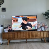 review of LAUREN 로렌 고무나무 원목 티비다이 높은 TV 거실장 1500