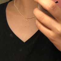 review of 딥브로우 secret initial necklace 925