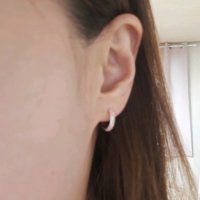 review of 14k 큐빅 쁘띠 미니 원터치 링 귀걸이 4mm 귓바퀴 링