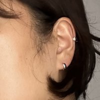 review of Hei 태연 정은채 박진주 이현이 형원 Bold cones earring