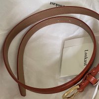 review of [룩캐스트] DARK BROWN EMILY LEATHER BELT