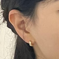 review of [하스] SL26 Curved circle earrings