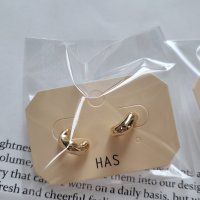 review of [헤즈] HS019 TOUxHAS heart line earrings  Q4ZHS019 HS019