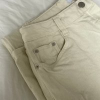 review of NICK NICOLE SEMI BOOTS CUT COTTON PANTS CREAM PANTS