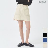 review of 스파오 SPAO 체크 롱 H라인 스커트 SPWH923G24