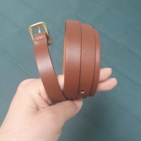 review of [유르트] Basic Slim Belt_Choco [YA102_CC]