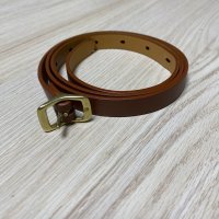 review of [유르트] Basic Slim Belt_Choco YA102_CC