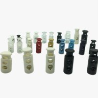 review of 10pcs Cord Lock Plastic Stopper Cord Ends Toggles Clip Buckle Transparent Clear Frost Shoelace Sport