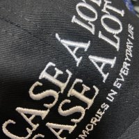 review of CASE A LOT Slogon logo ball cap -