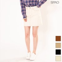 review of 스파오 SPAO 포켓 미니 스커트 SPWH925G34