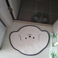 review of 강아지러그 댕댕이 비숑 고양이발매트 아이방 주방 화장실