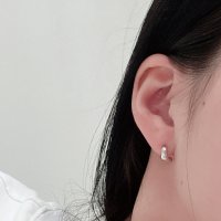 review of [하스] SL26 Curved circle earrings