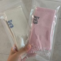 review of [도넛바이닐샵] DONUTVINYLSHOP warmknit socks (2colors)