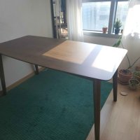 review of 스칸디무드 커스토 원형 반타원 타원형 화이트 원목 식탁 테이블