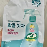 review of 발을씻자 코튼풋샴푸 알래스카 빙하수 385ml 2개