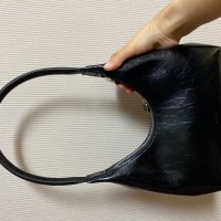 review of Mini pulpy hobo bag Black