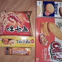 review of 크라운 국희샌드 과자 70g 새참