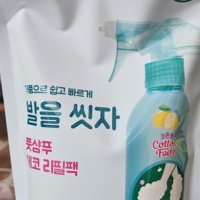 review of 발을씻자 코튼풋 샴푸 자몽향 385ml 2개