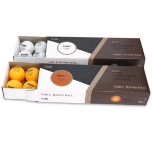 POBU 3성 탁구공 40mm 경기용 연습용 탁구용품