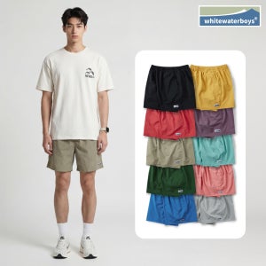 화이트워터보이즈 퓨어쇼츠 여름 반바지 등산 초경량 나일론 쇼츠 팬츠 밴딩 냉장고 면바지