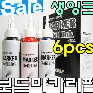 생잉크보드마카리필100ml (6개입)