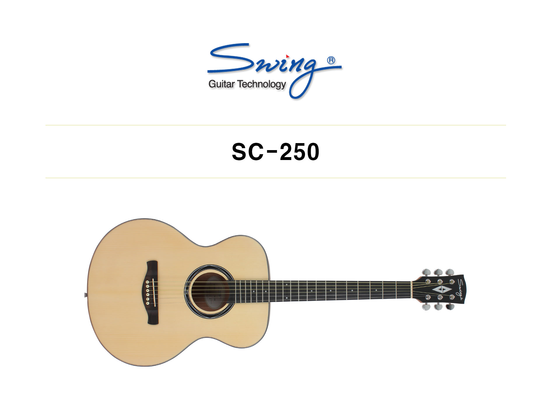 Swing [야마하악기] 신제품 Swing SC-250 OM바디 NAT무광