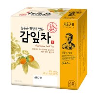 쌍계명차 김동곤 명인이 만든 감잎차 40T