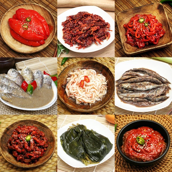 강경진주상회 젓갈 46종 갈치속젓 황석어젓갈 오징어젓 낙지 명란 멸치젓 창란 멸치 젖갈