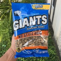 자이언트 해바라기씨 바베큐맛142g 봉지 12개 세트/ Giants BBQ Flavored Sunflower Seeds 5 oz 12 packs