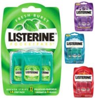 리스테린 포켓팩 필름 가글 키스 구취 껌 혀 이동용 여행 리스터린 입냄새 Listerine Pocketpaks