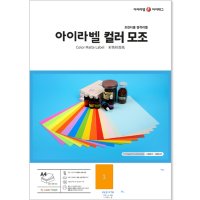 아이라벨 잉크젯 레이저겸용 A4 컬러 라벨지 사각형(1-10칸) /CL211TO/ 50매