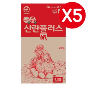 한일 닭사료 산란플러스 20kgX5개 닭모이