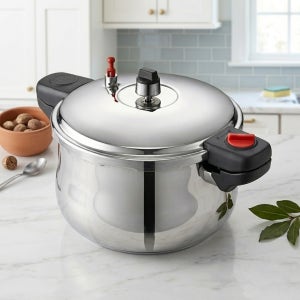 [패킹+고무장갑 선물행사] 풍년압력밥솥 식당 업소용 대용량 압력솥 하이커머스 에스 15인용 삼계탕 수육