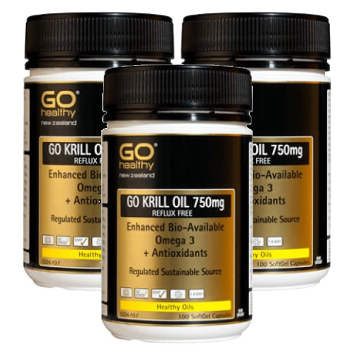 [고헬씨] Go <b>크릴오일</b>(남극해 크릴새우 오메가3) <b>750mg</b> 100캡슐X3개