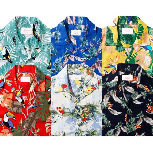 하와이안셔츠 야자수 플라워 여름 비치 바캉스 오버핏 반팔남방 남여공용