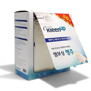 도톰한 120gsm 일회용 행주포 50매 데일리 주방 일회용 위생 행주 부직포 키친타올
