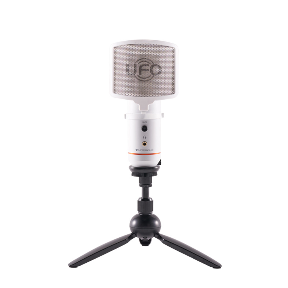 Native Instruments 인프라소닉 UFO mini 화이트 USB 콘덴서 마이크 유튜버 방송용마이크