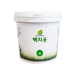 노루페인트 친환경 수성페인트 2L 계란광 순앤수 벽지용