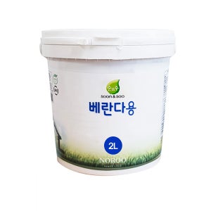 노루페인트 곰팡이방지 순앤수 친환경 수성페인트 2L 베란다용 무광