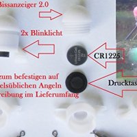 2er Set und 4er Set LED BISSANZEIGER 2.0 mit extra Adapter passt auf alle Angelruten elektronis