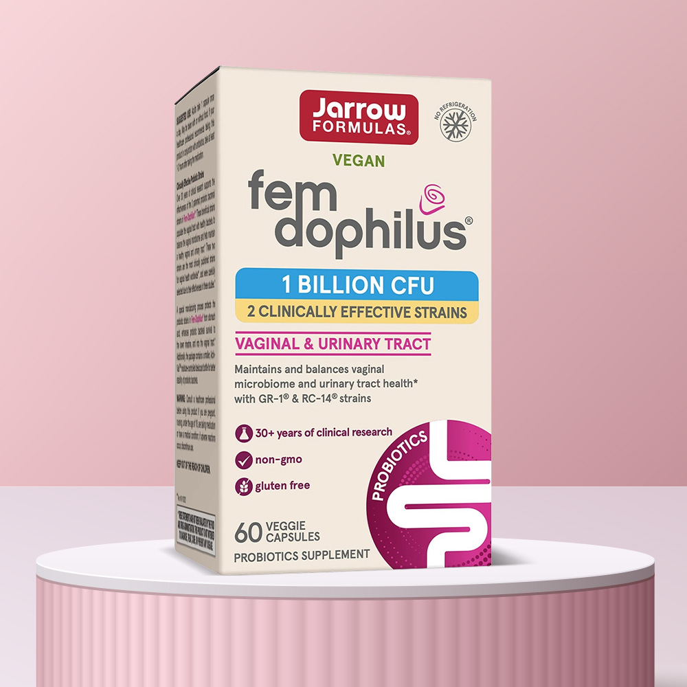 자로우 펨 도피러스 여성 유산균 10억 CFU (상온보관용) 60베지캡슐