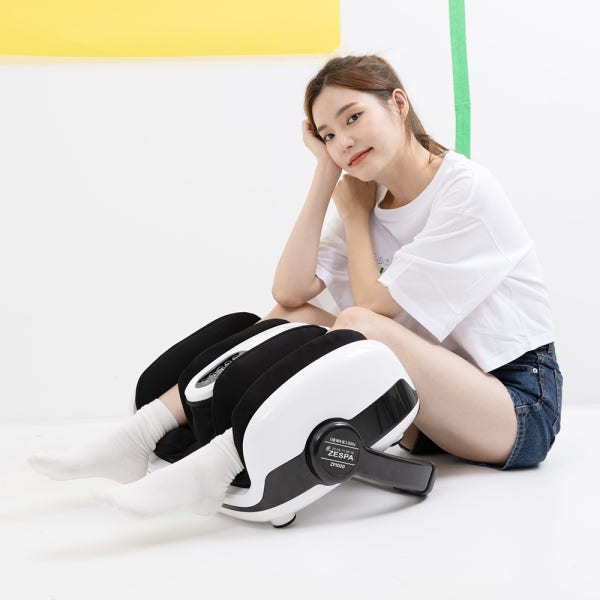 제스파 앉아서도 누워서도 마사지 레그라이너 공기압 종아리 안마기 발마사지기 ZP1000