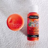 Crafter’s Acrylic - Orange #07 - 2 oz 크라프터아크릴물감 데코물감 무광물감 석고방향제재료 아크릴물감 데코아트아크릴물감 DecoArt