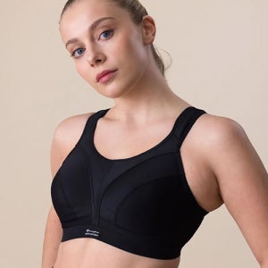 쇼크업소버 뉴디맥스 D컵이상 큰가슴 작아보이는 미니마이저 러닝 헬스 스포츠브라 블랙