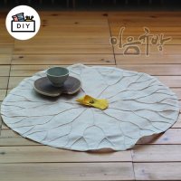 대폭 옥사 연잎 다포 DIY 패키지 - 규방공예 재료, 조각보, 바느질, 보자기, 핸드메이드