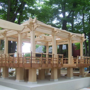 누각형 한옥 조립모형 1/10- 건축모형